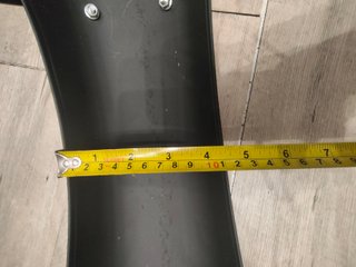 Guardabarros delantero custom con soportes