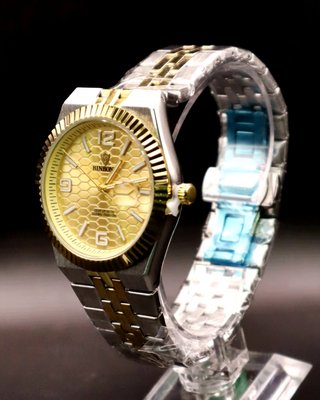 Reloj de Vestir Dorado y Plateado 40mm