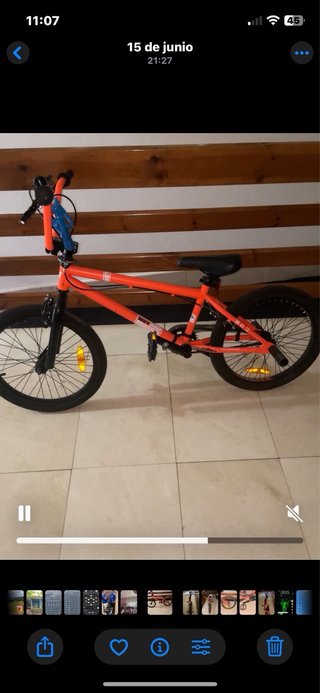 Bici BMX WST Naranja
