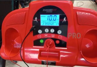 Cinta de Correr Eléctrica Roja