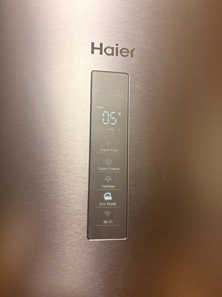 Nevera Haier plateada