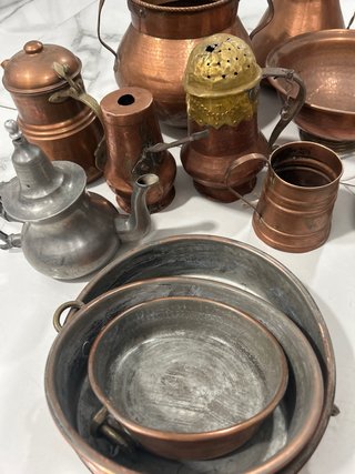 Juego Cocina Vintage Cobre
