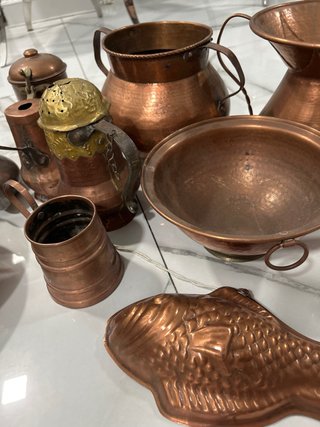 Juego Cocina Vintage Cobre