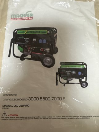 Generador GRUPO ELECTROGENO MAQVER 7000E