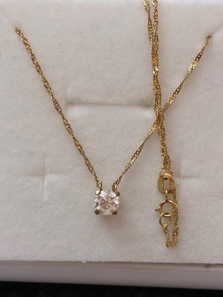 Cadena Oro 18k 1.05 Ct Diamante Natural