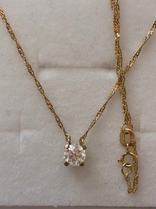 Cadena Oro 18k 1.05 Ct Diamante Natural