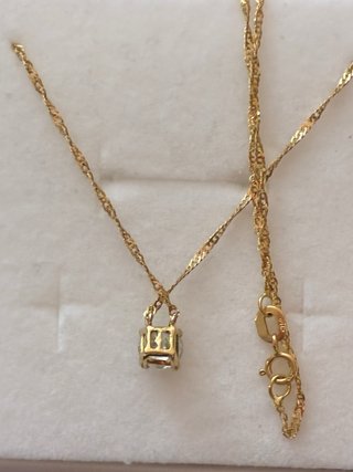 Cadena Oro 18k 1.05 Ct Diamante Natural