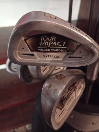 Bolsa de golf con 12 palos