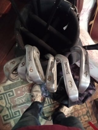 Bolsa de golf con 12 palos