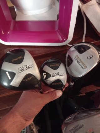Bolsa de golf con 12 palos