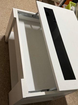 Mesa centro elevable con ruedas