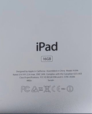 iPad 2 16GB 3G Blanco A1396