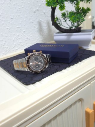 Reloj Hombre Oro y Plata