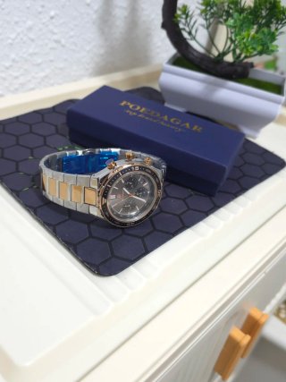 Reloj Hombre Oro y Plata
