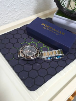 Reloj Hombre Oro y Plata