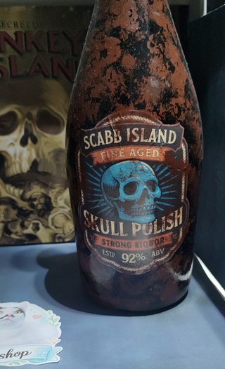 Bottiglia Grog "Scabb Island Liquor" Monkey Island