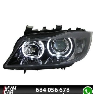 Faros Angel eyes para BMW E90 look Xenon