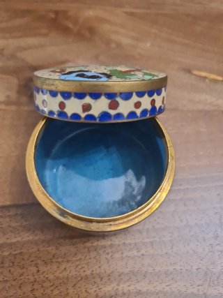 Scatolina in cloisonné