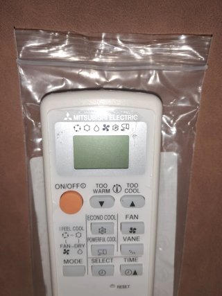 Mando Mitsubishi Electric Aire Acondicionado