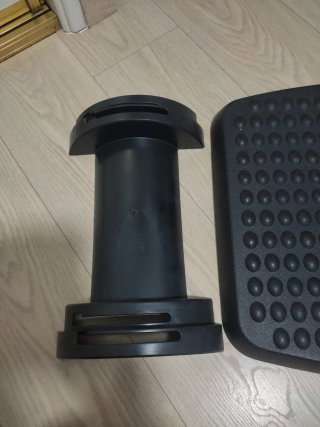 Reposapiés Fellowes Negro Goma