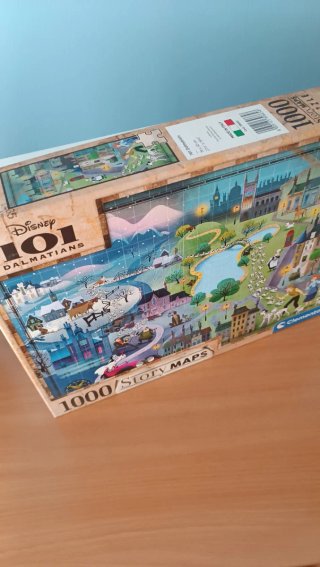 Puzzle 1000 piezas Disney 101 Dálmatas Story Maps