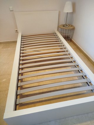 Cama IKEA Malm Blanca + Colchón 90x200