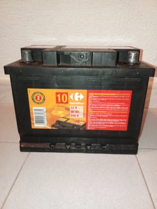 Batería Coche 12V 60Ah 640A Carrefour