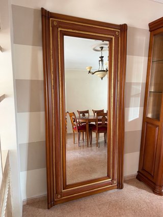 Conjunto muebles de salón de madera de calidad