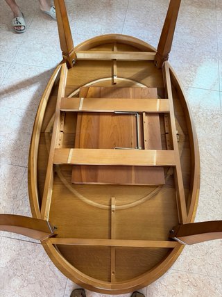 Conjunto muebles de salón de madera de calidad