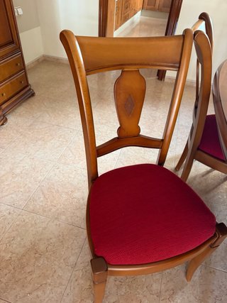 Conjunto muebles de salón de madera de calidad