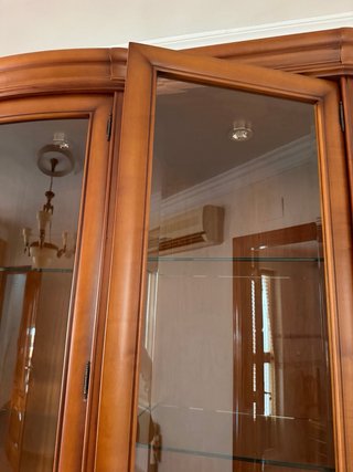 Conjunto muebles de salón de madera de calidad