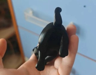 Statuetta gatto nero stampa 3D