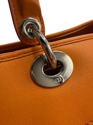 Bolso Christian Dior Lady Dior Avenue Naranja