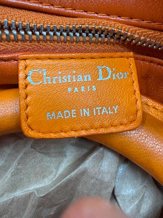 Bolso Christian Dior Lady Dior Avenue Naranja