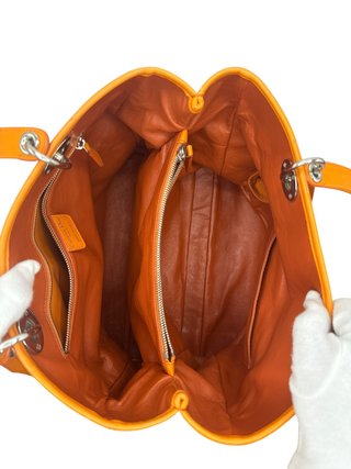 Bolso Christian Dior Lady Dior Avenue Naranja