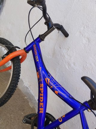 Bicicleta infantil Spider 20 azul