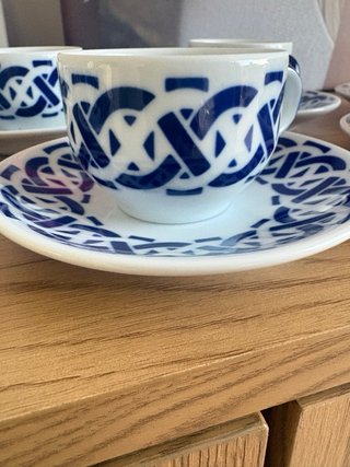 Juego Tazas Café Porcelana Sargadelos.