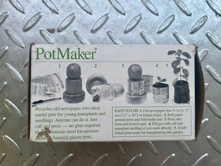 PotMaker: molde semilleros ecológico