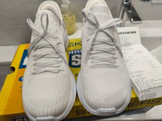 Zapatillas Skechers Slip-ins Mujer Blancas