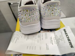Zapatillas Skechers Slip-ins Mujer Blancas