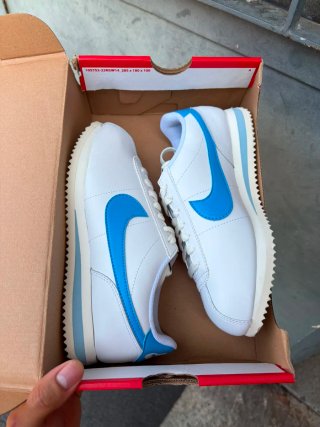 Nike Cortez Bianche e Blu