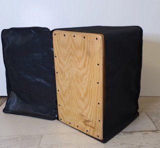 Cajón Flamenco Media Luna Premiere y Funda