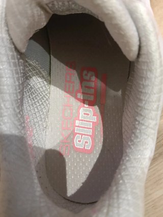 Skechers Slip-ins Gris y Rosa