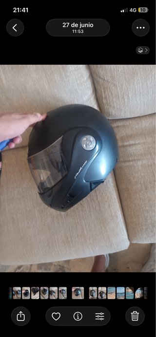 Casco Airoh Negro Mate + Casco Jet MT  moto