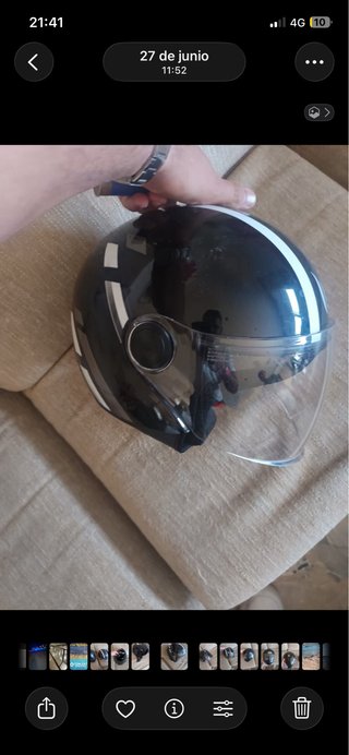 Casco Airoh Negro Mate + Casco Jet MT  moto