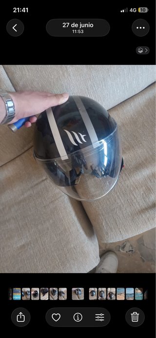 Casco Airoh Negro Mate + Casco Jet MT  moto