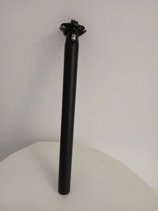 Tija sillín aluminio negra