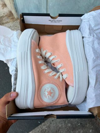 Converse Ctas Move Donna Rosa Bianco