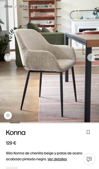 2 Sillas de comedor Kave Home