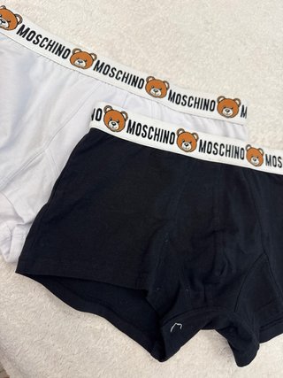Boxer Moschino Uomo Nero e Bianco